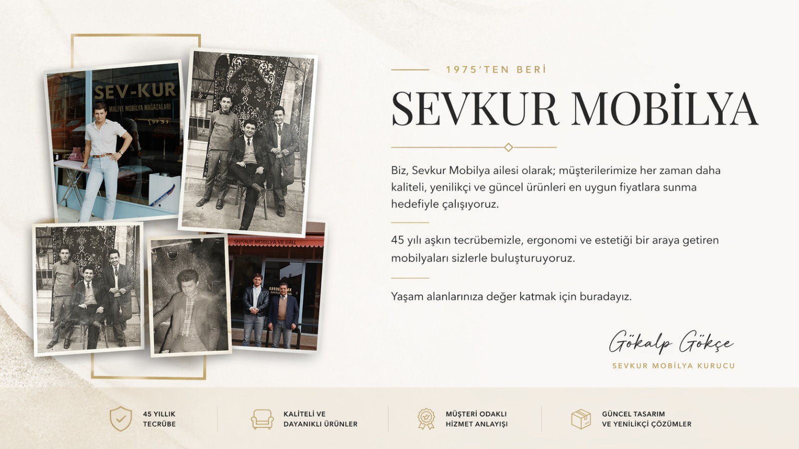 SevKur Mobilya - 1975'ten beri